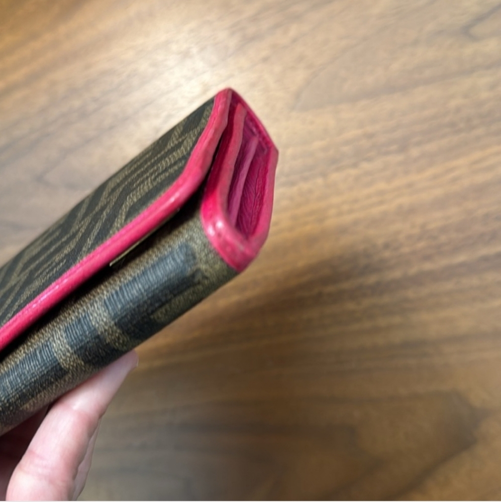 Fendi Brown and Pink Women's Wallet - Picture 5 of 9